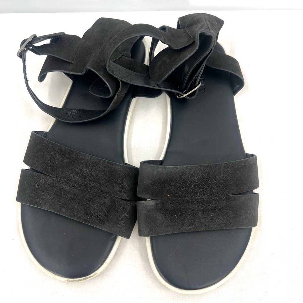 Torrid Black Strappy Sandals with Ankle Strap 11WW
